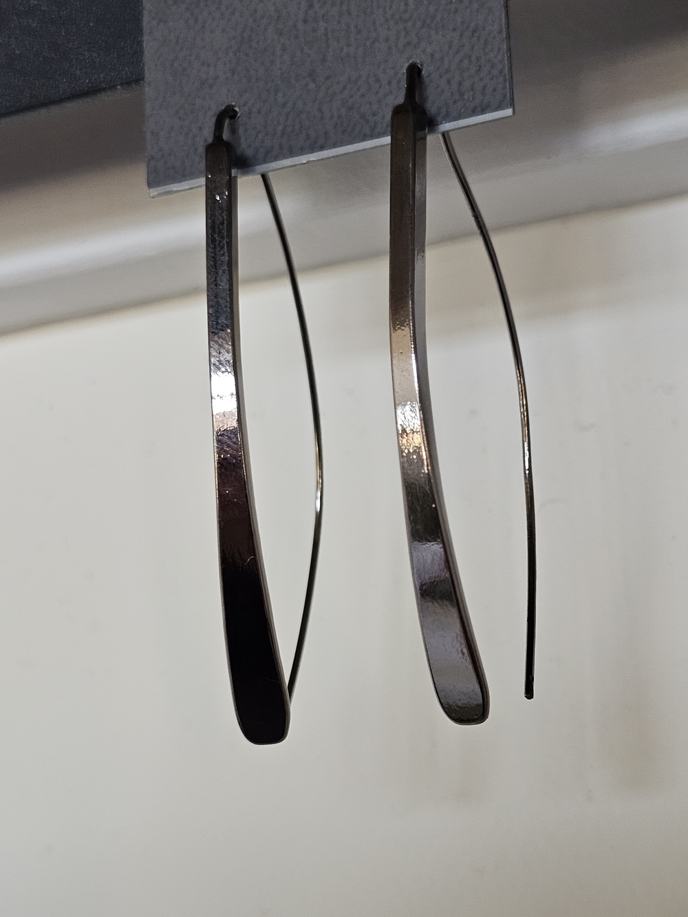 Express Gunmetal  2"  Earrings